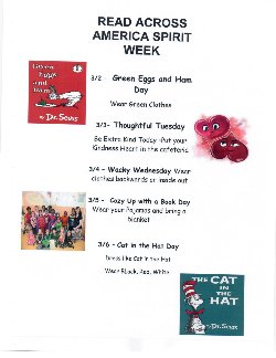Read Across America Spirit Week
